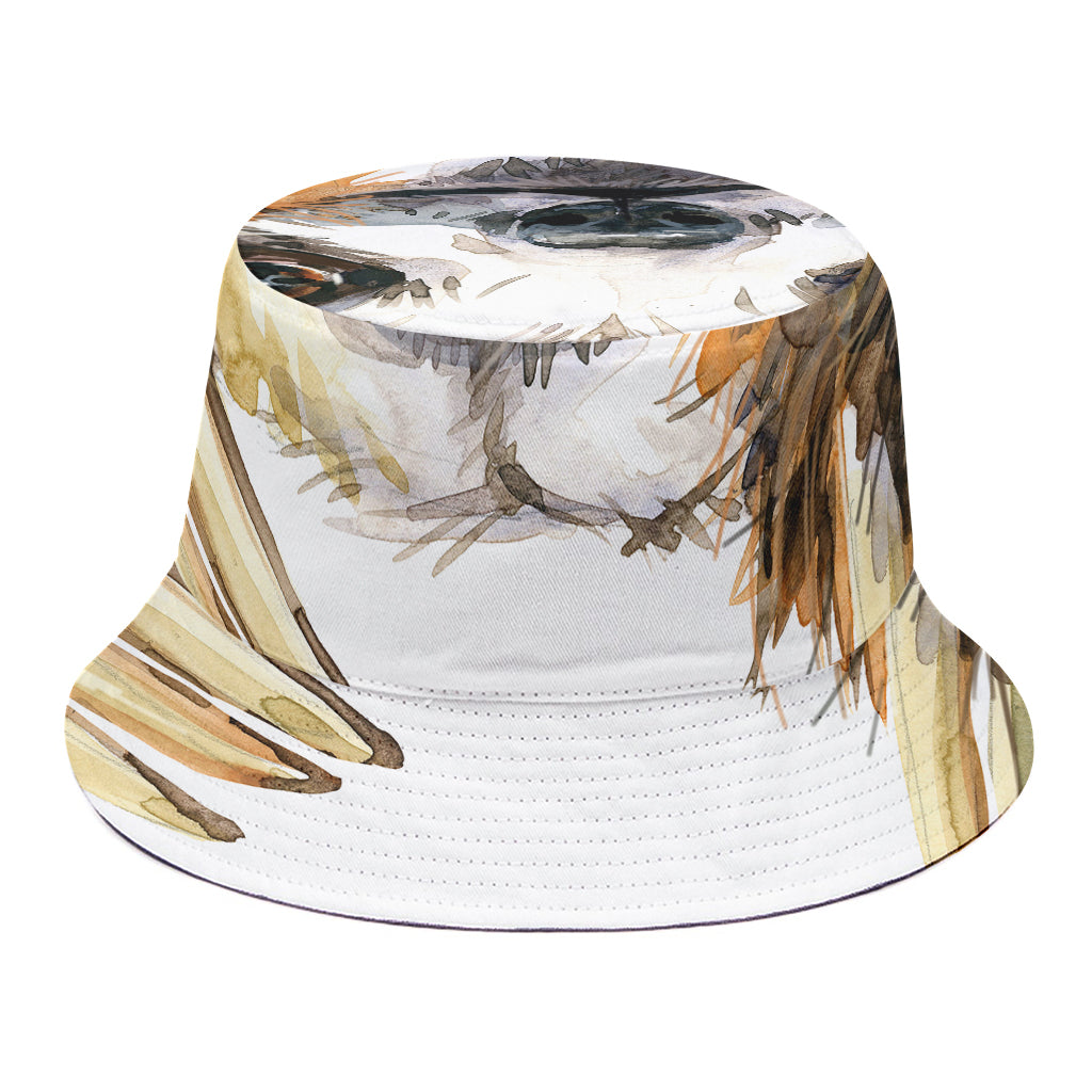 Watercolor Sloth Print Bucket Hat