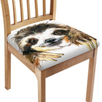 Watercolor Sloth Print Chair Cushion Cover