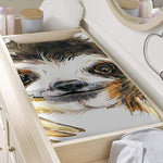 Watercolor Sloth Print Changing Pad Cover
