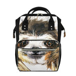 Watercolor Sloth Print Diaper Bag