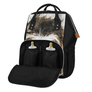 Watercolor Sloth Print Diaper Bag