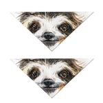 Watercolor Sloth Print Dog Bandana