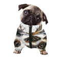 Watercolor Sloth Print Dog Zip Up Jacket