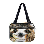 Watercolor Sloth Print Double Strap Bible Bag