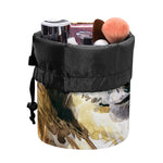 Watercolor Sloth Print Drawstring Makeup Bag