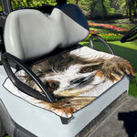Watercolor Sloth Print Golf Cart Seat Cover
