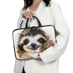 Watercolor Sloth Print Laptop Sleeve With Handle