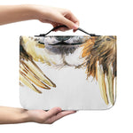 Watercolor Sloth Print Leather Bible Cover