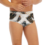 Watercolor Sloth Print Men's Briefs