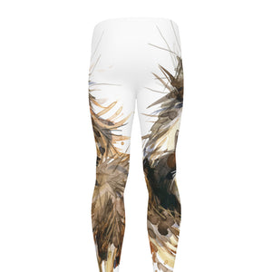 Watercolor Sloth Print Men's leggings