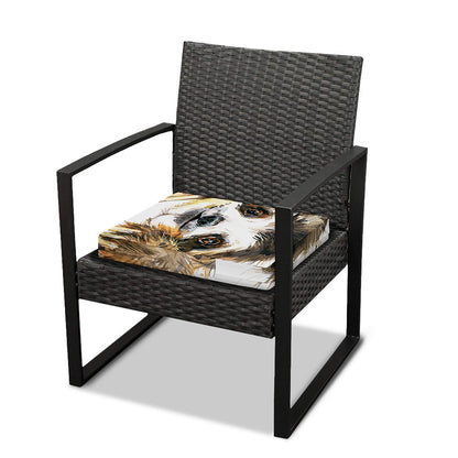 Watercolor Sloth Print Outdoor Seat Cushion Cover