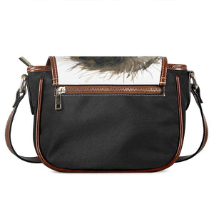 Watercolor Sloth Print Saddle Bag