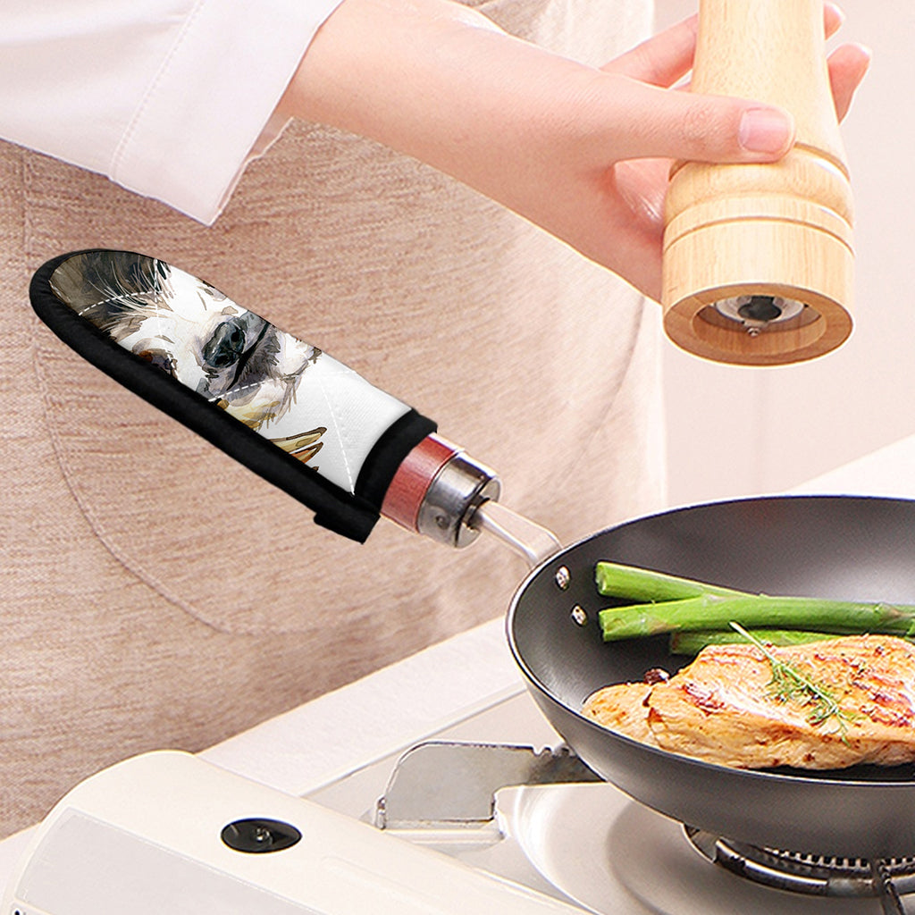 Watercolor Sloth Print Skillet Handle Cover