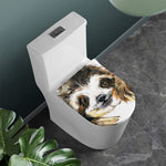 Watercolor Sloth Print Toilet Lid Cover