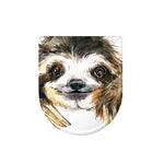 Watercolor Sloth Print Toilet Lid Cover