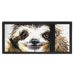 Watercolor Sloth Print Trifold Wallet