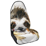 Watercolor Sloth Print Waterproof Car Seat Cover