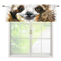 Watercolor Sloth Print Window Valance