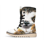 Watercolor Sloth Print Winter Boots