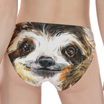 Watercolor Sloth Print Women's Panties