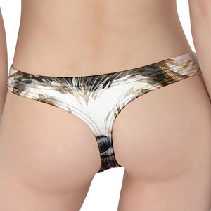 Watercolor Sloth Print Women's Thong