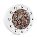 Watercolor Snakeskin Print Alarm Clock