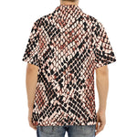 Watercolor Snakeskin Print Aloha Shirt