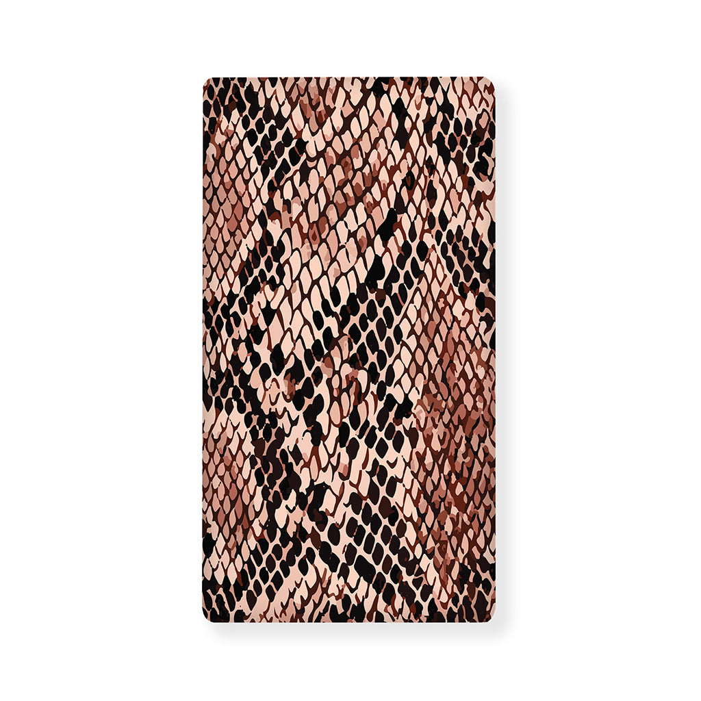 Watercolor Snakeskin Print Baby Crib Sheet