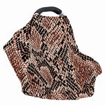 Watercolor Snakeskin Print Baby Seat Cover