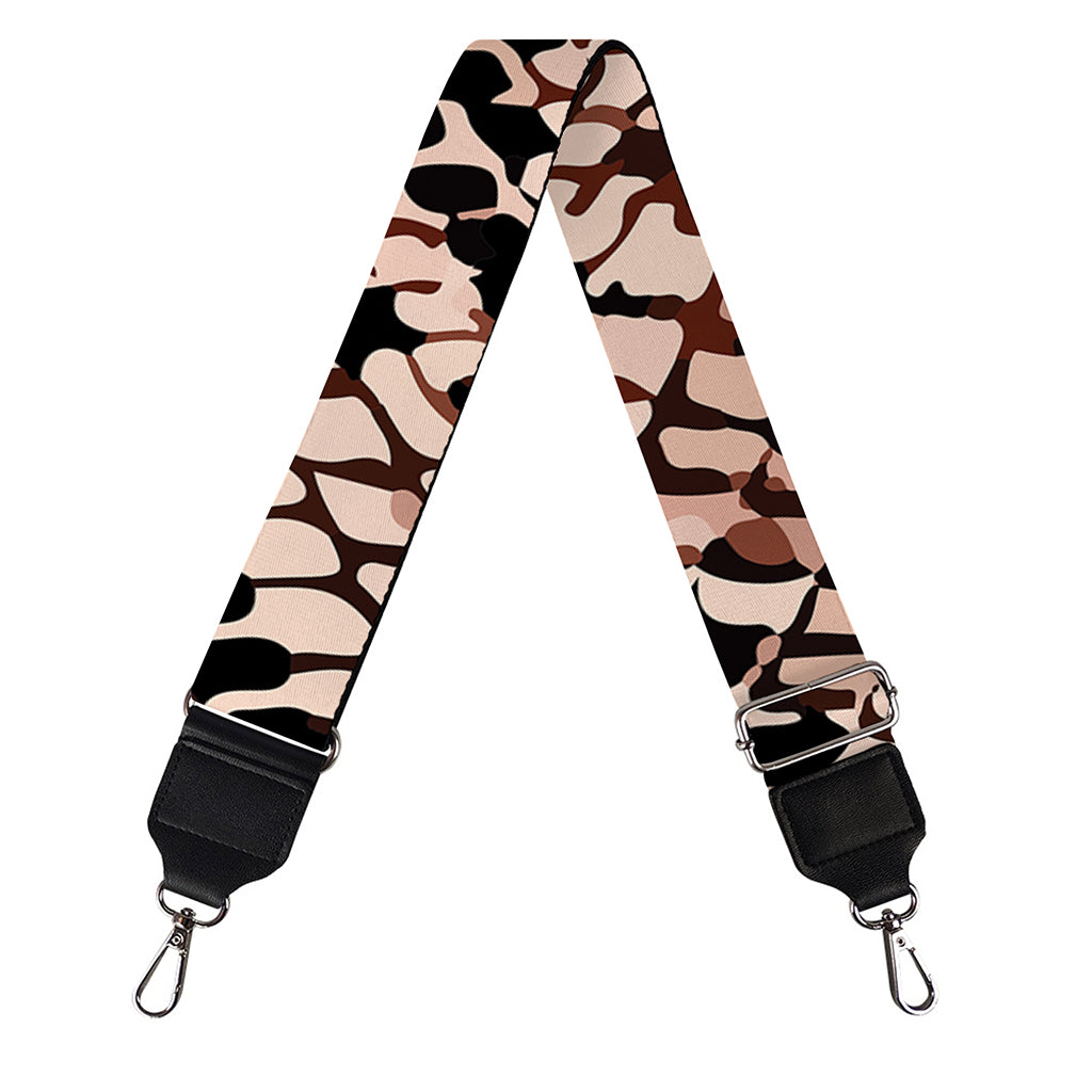 Watercolor Snakeskin Print Bag Strap