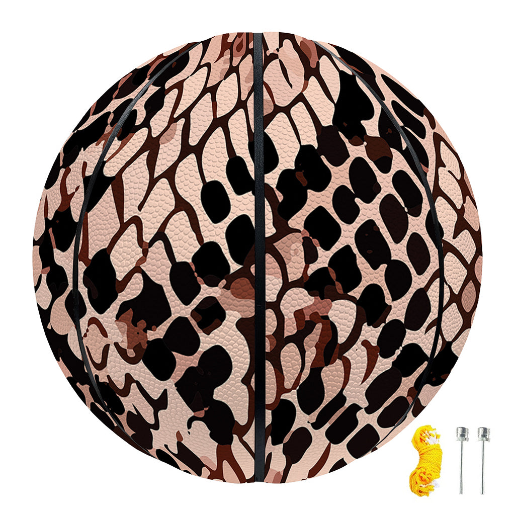 Watercolor Snakeskin Print Basketball