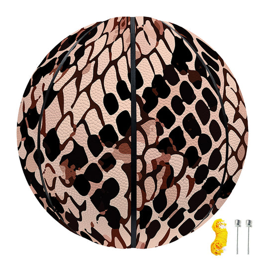 Watercolor Snakeskin Print Basketball