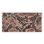 Watercolor Snakeskin Print Beach Towel