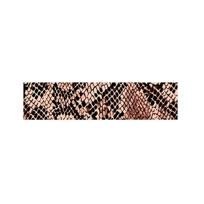 Watercolor Snakeskin Print Bed Runner