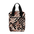 Watercolor Snakeskin Print Bible Tote Bag