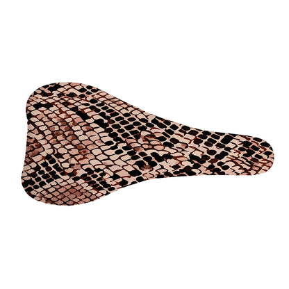 Watercolor Snakeskin Print Bicycle Seat Cover