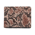 Watercolor Snakeskin Print Bifold Wallet