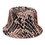 Watercolor Snakeskin Print Bucket Hat