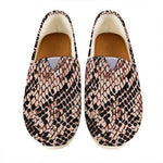 Watercolor Snakeskin Print Casual Shoes