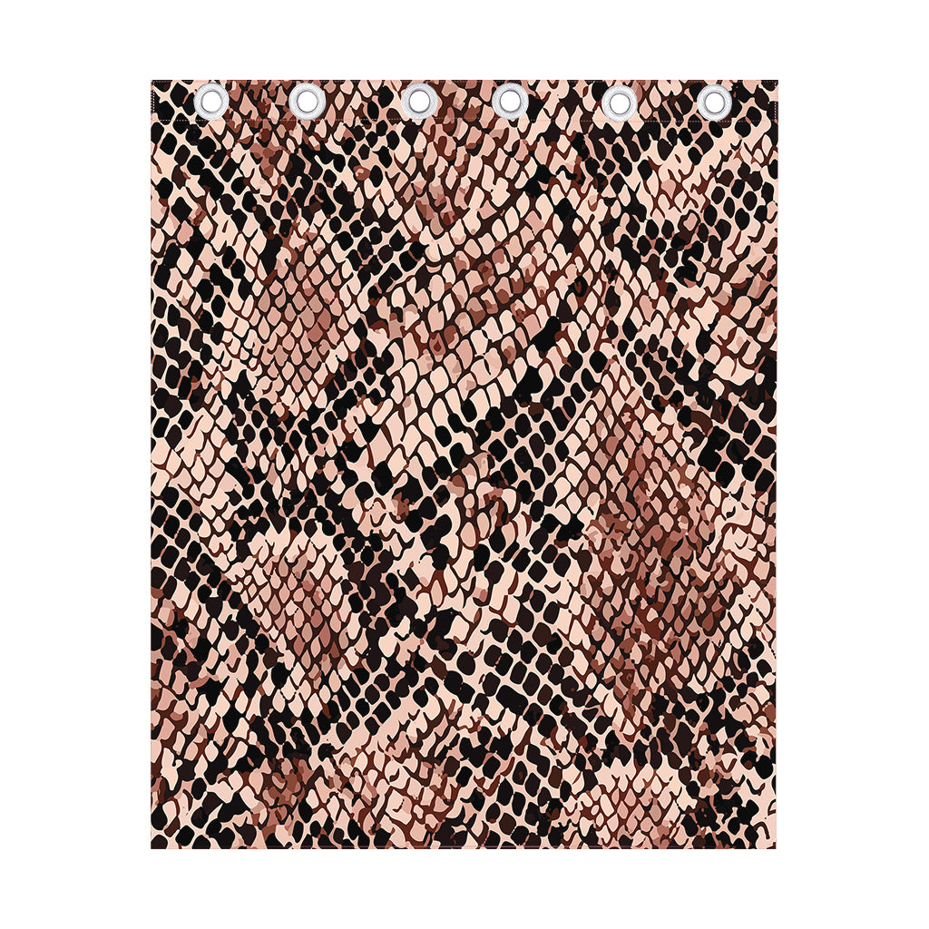 Watercolor Snakeskin Print Curtain