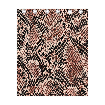 Watercolor Snakeskin Print Curtain