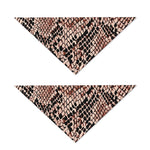 Watercolor Snakeskin Print Dog Bandana