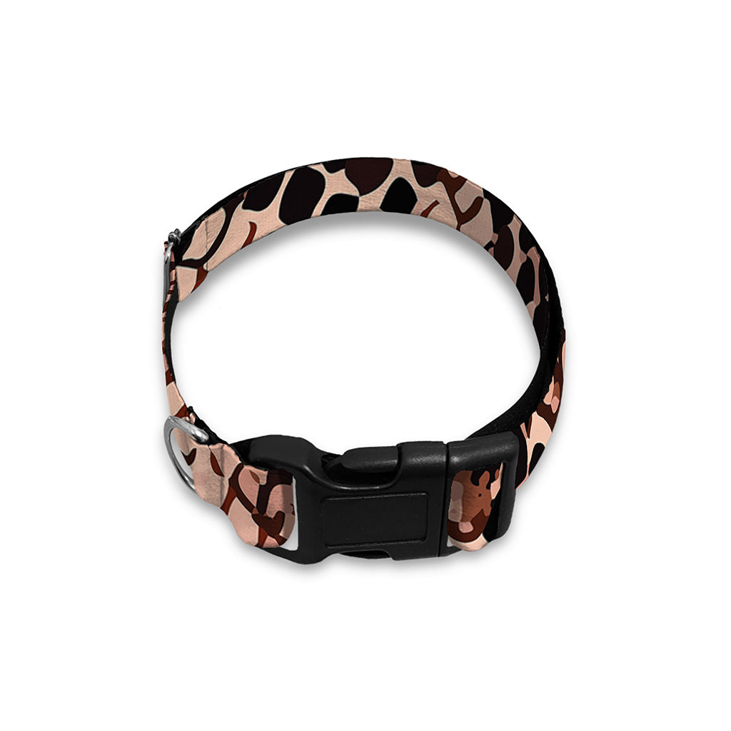 Watercolor Snakeskin Print Dog Collar