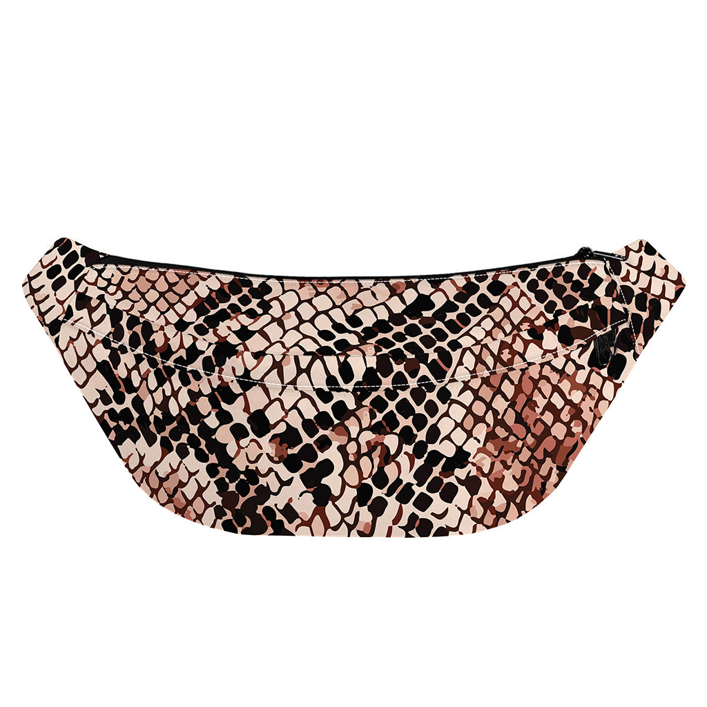 Watercolor Snakeskin Print Fanny Pack