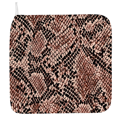 Watercolor Snakeskin Print Hand Towel