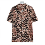 Watercolor Snakeskin Print Hawaiian Shirt