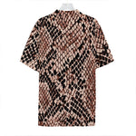 Watercolor Snakeskin Print Hawaiian Shirt