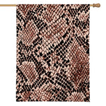 Watercolor Snakeskin Print House Flag