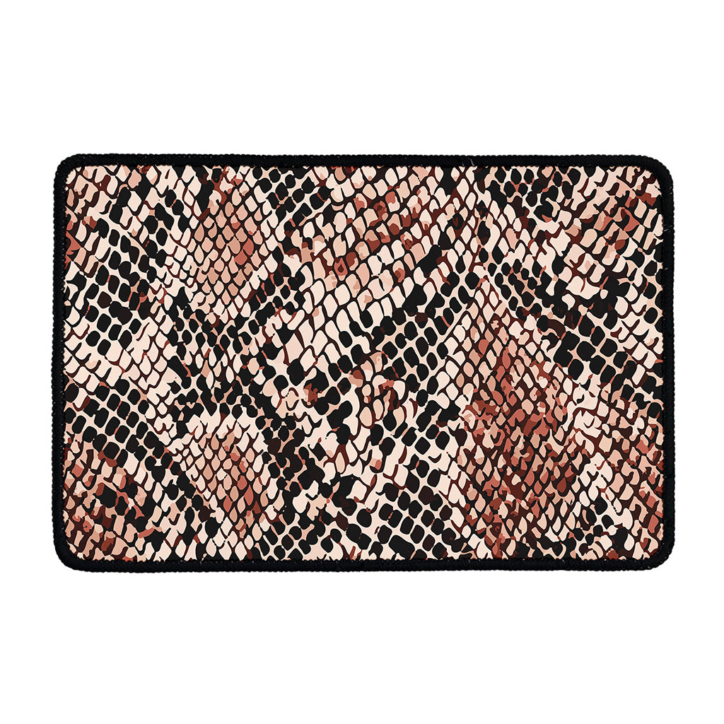 Watercolor Snakeskin Print Kitchen Mat