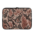 Watercolor Snakeskin Print Laptop Sleeve